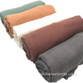 Super weiche Farbe erdiges Bio -Musselin -Swaddle -Decken